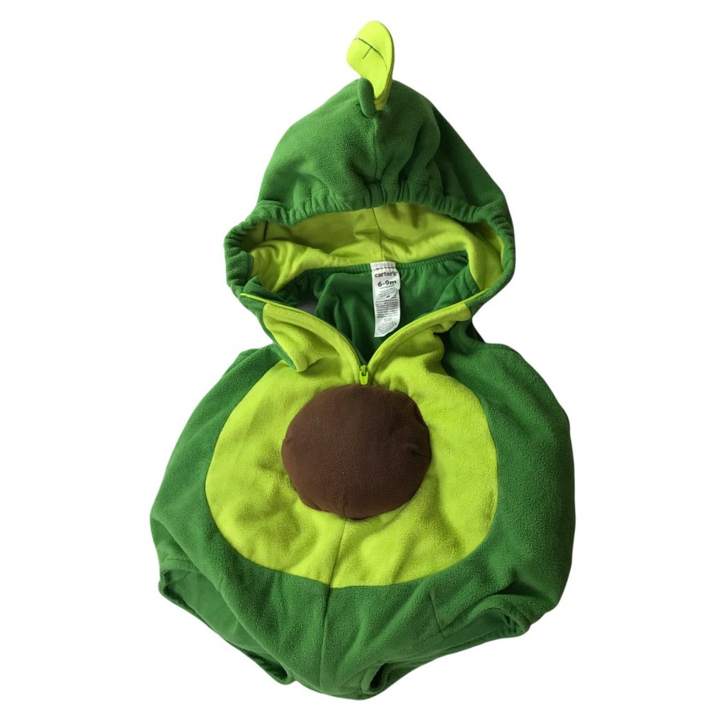 Carter's Halloween Costume - Green Brown Avocado.  Size 6-9 months Baby Toddler